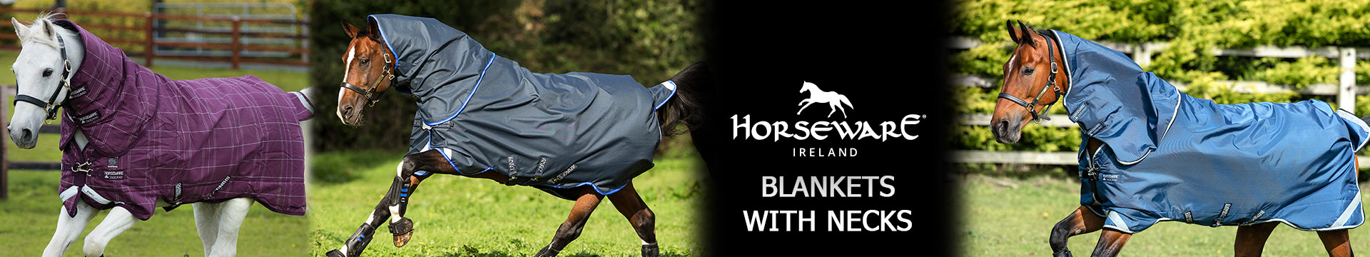 Horseware Blankets with Hoods
