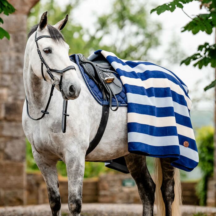 Tapis De Transpiration Horseware Newmarket - Cooler Voyage Écurie - Polaire - Tailles 5'9 à 7'3
