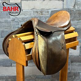 Stübben Siegfried Jump/Hunt/Event Saddle - Rare German made 17.5 seat 31cm tree