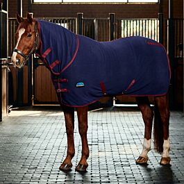 Weatherbeeta ComFiTec Sweet Itch Shield Combo Neck - blanc/bleu
