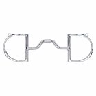 Myler MB33 Stainless Steel Ported Barrel Pony Dee Ring Bit with Hooks