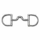 Myler MB43LP Stainless Steel Low Ported Barrel Narrow Mouth Dee Ring with Hooks