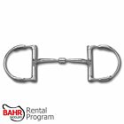 RENTAL - Myler MB01 Stainless Steel Comfort Snaffle Dee Ring Bit with Hooks