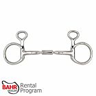 RENTAL - Myler MB02 Stainless Steel Comfort Snaffle Medium Baucher Bit