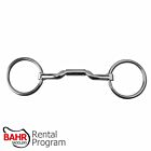 RENTAL - Myler MB06 Stainless Steel Copper Inlay Low Port Barrel Loose Ring Bit