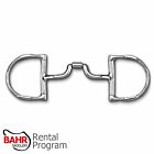 RENTAL - Myler MB43LP Stainless Steel Low Ported Barrel Narrow Mouth Dee Ring with Hooks