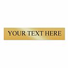 Small Plastic Stall Plate with 1 Line of Text