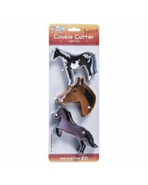 3-Piece "Horse" Cookie Cutter Set