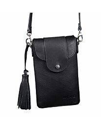 Antares Lisbon Vertical Pouch Leather Clutch Bag