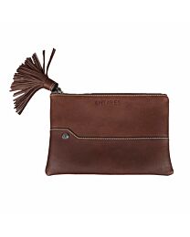 Antares London Leather Clutch Bag