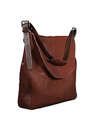 Antares "Milano" Leather Satchel Messeger Bag