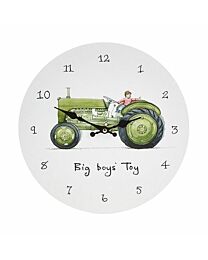 At Home In The Counrty "Big Boys' Toys" Wall Clock