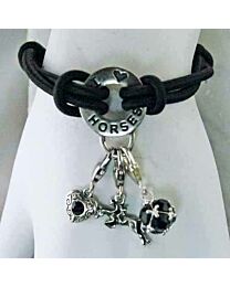 Barbary Starter Bracelet - Jump, Heart & Ball Charms