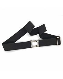 Bedford Jones Equestrian 1.5” Silver Swizzel Buckle Belt