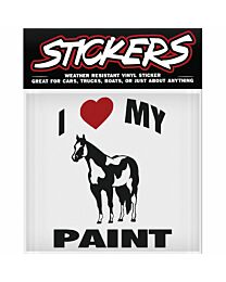 Vinyl Sticker "I Love My Paint"