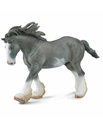 Breyer by CollectA Corral Pals Black Sabino Roan Clydesdale Stallion