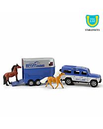 Breyer Land Roover and Tag-A-Long Horse Trailer