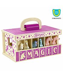Breyer Unicorn Magic Wood Carry Stable