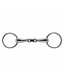 Coronet French Link Hollow Mouth Loose Ring Bit