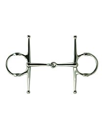 Coronet Stainless Steel Single Jointed Full Cheek Gag Bit