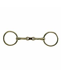 Coronet German Silver Double Jointed French Link Loose Ring Bit
