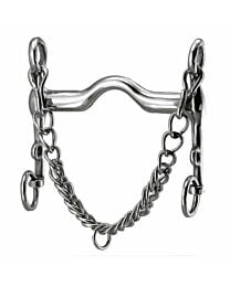 Coronet Stainless Steel Low Port Heavy Weymouth Bit