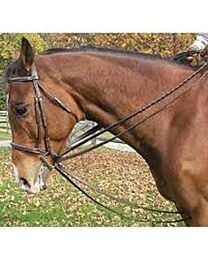 CanPro Leather Draw Reins with Loops