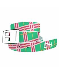 CLEARANCE - C4 Plaid Collection Belt Only - Mint