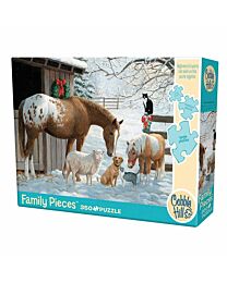 Cobble Hill "Winter Barnyard" Jigsaw Puzzle