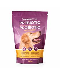 Companions Choice Prebiotic + Probiotic Powder Supplement - 720 g