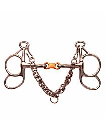 Copper French Link 2-Ring Butterfly Bit