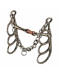 Copper French Link 3-Ring Butterfly Bit