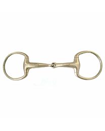 Coronet Cyprium Single Jointed Flat Ring Eggbutt Bit