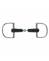 Coronet Hard Rubber Single Jointed Large Dee Ring Bit