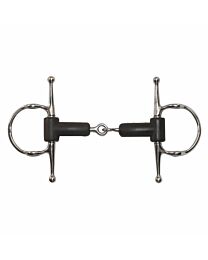 Coronet Rubber Single Jointed Full Cheek Gag Bit