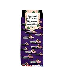 Dreamers & Schemers "Cattle-lac" Boot Socks
