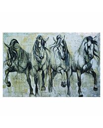 Elise Genest "Lunes D'Or" Greeting Card