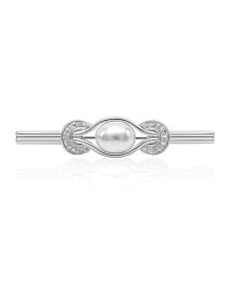 Equetech "Pearl Horse Shoe" Stock Pin