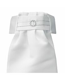 Equetech Diamante Circle Pre Tied Stock Tie
