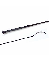 Fleck Rubber Wrapped Grip Dressage Whip