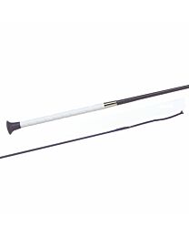 Fleck S Dressage Whip with White Handle