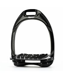 Flex-On Inclined Ultra Grip Black Aluminum Stirrup Irons