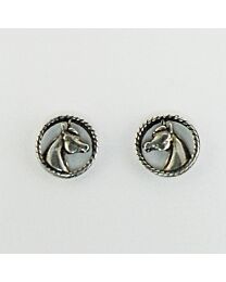Earrings - Arabian Head in Rope