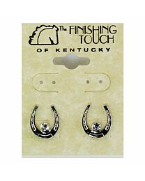 Earring - Horseshoe with Stone