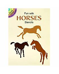 Fun with Horses Stencils Book