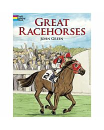 Great Racehorses Colouring Book