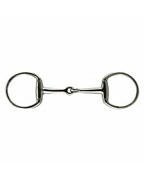 Coronet Single Jointed Solid Mouth Heavy Eggbutt Bit