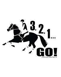 Horse Hollow Press "3, 2, 1, Go! Eventer" Decal