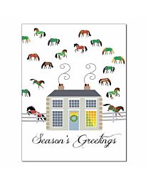 Horse Hollow Press "House" Holiday Card