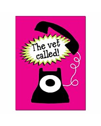 Horse Hollow Press "The Vet Called..." Get Well Soon Card